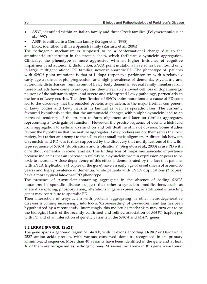 image for page Etiology and Pathophysiology of Parkinson s Disease
