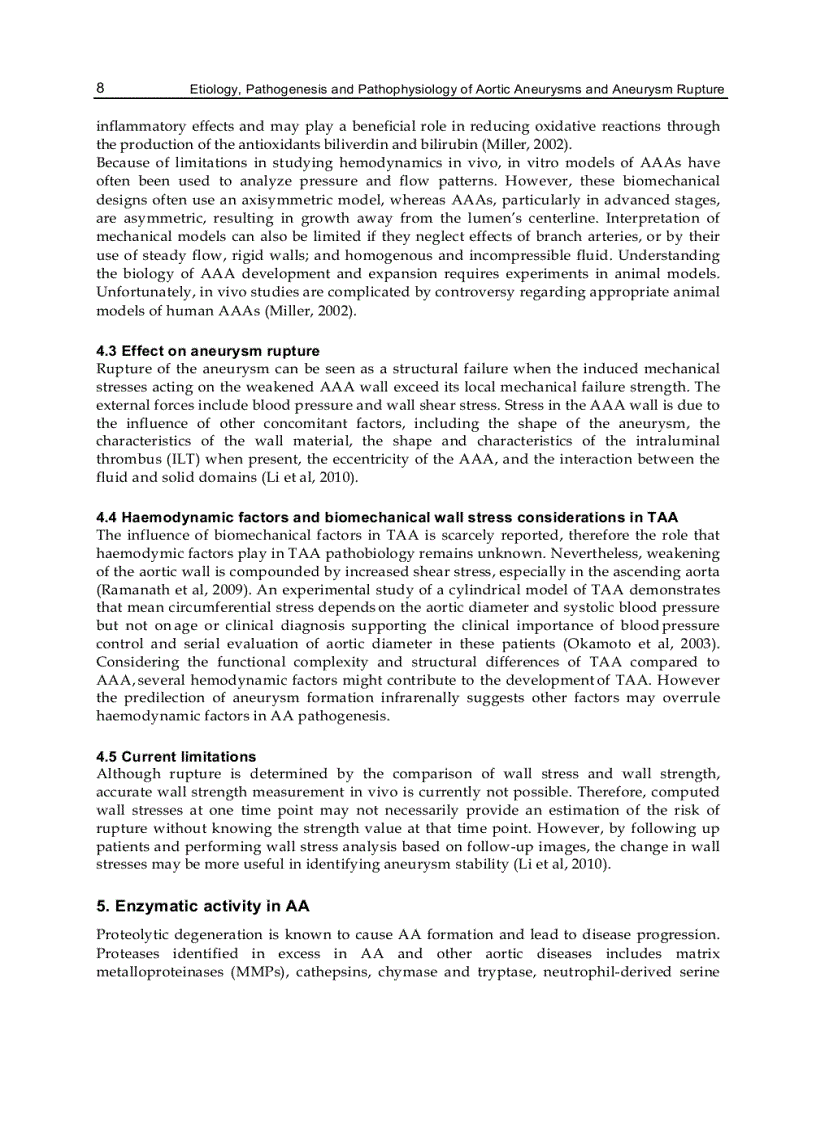 image for page Etiology Pathogenesis and Pathophysiology of Aortic Aneurysms and Aneurysm Rupture