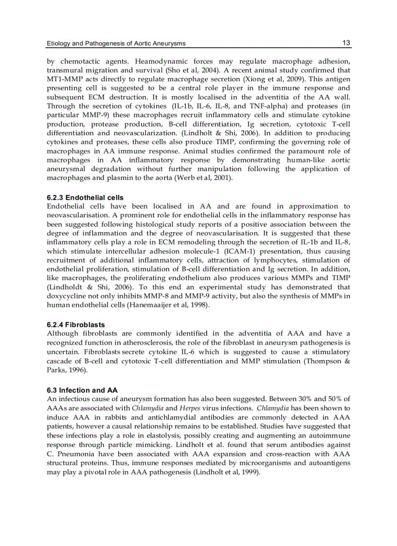 image for page Etiology Pathogenesis and Pathophysiology of Aortic Aneurysms and Aneurysm Rupture