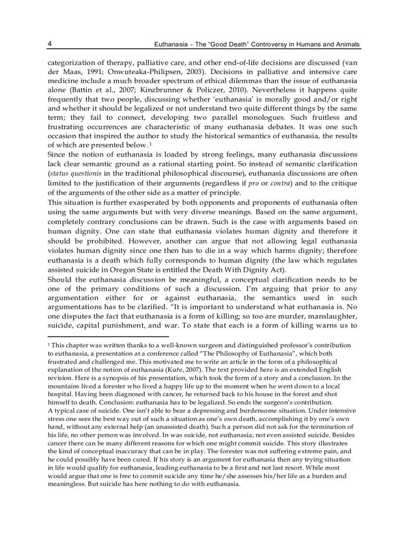 image for page Euthanasia The