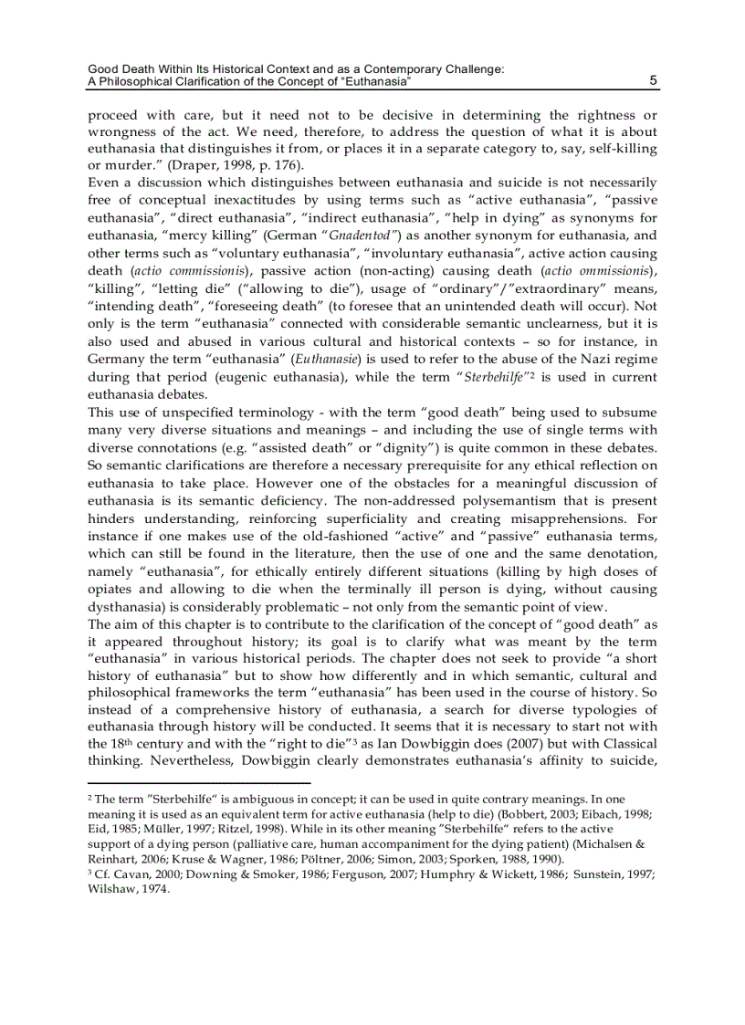 image for page Euthanasia The