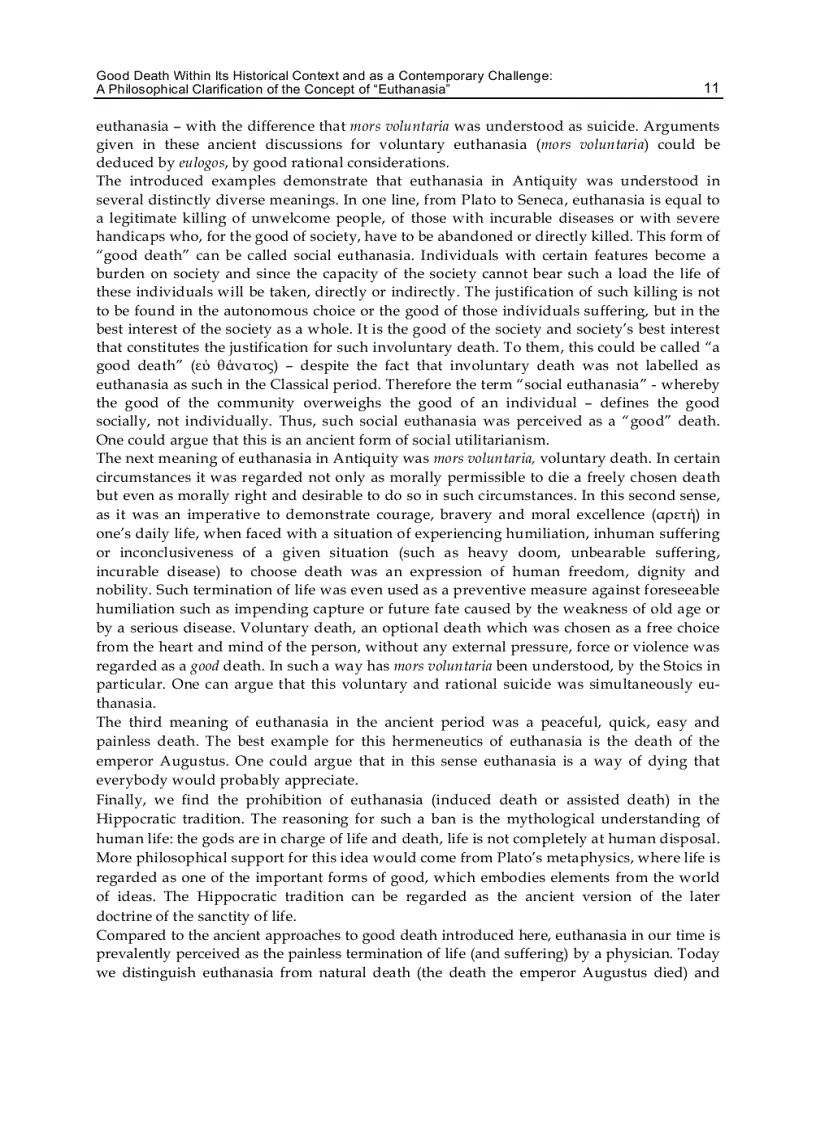 image for page Euthanasia The