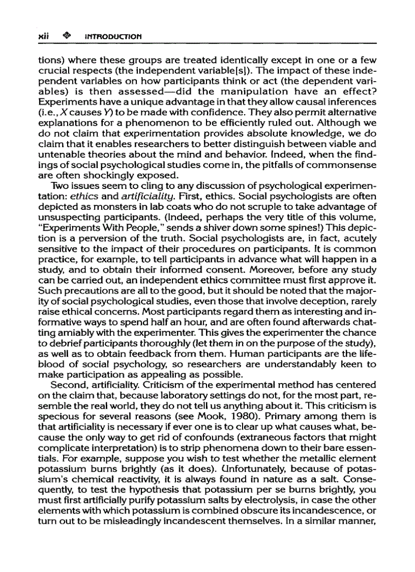 image for page Experiments With People