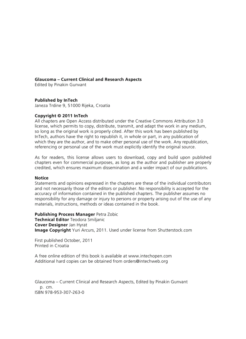 image for page Glaucoma Current Clinical and Research Aspects