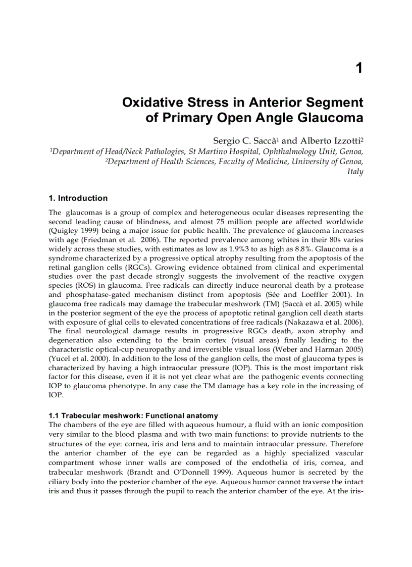 image for page Glaucoma Current Clinical and Research Aspects