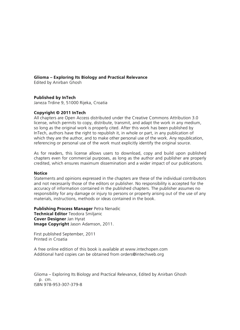 image for page Glioma Exploring Its Biology and Practical Relevance