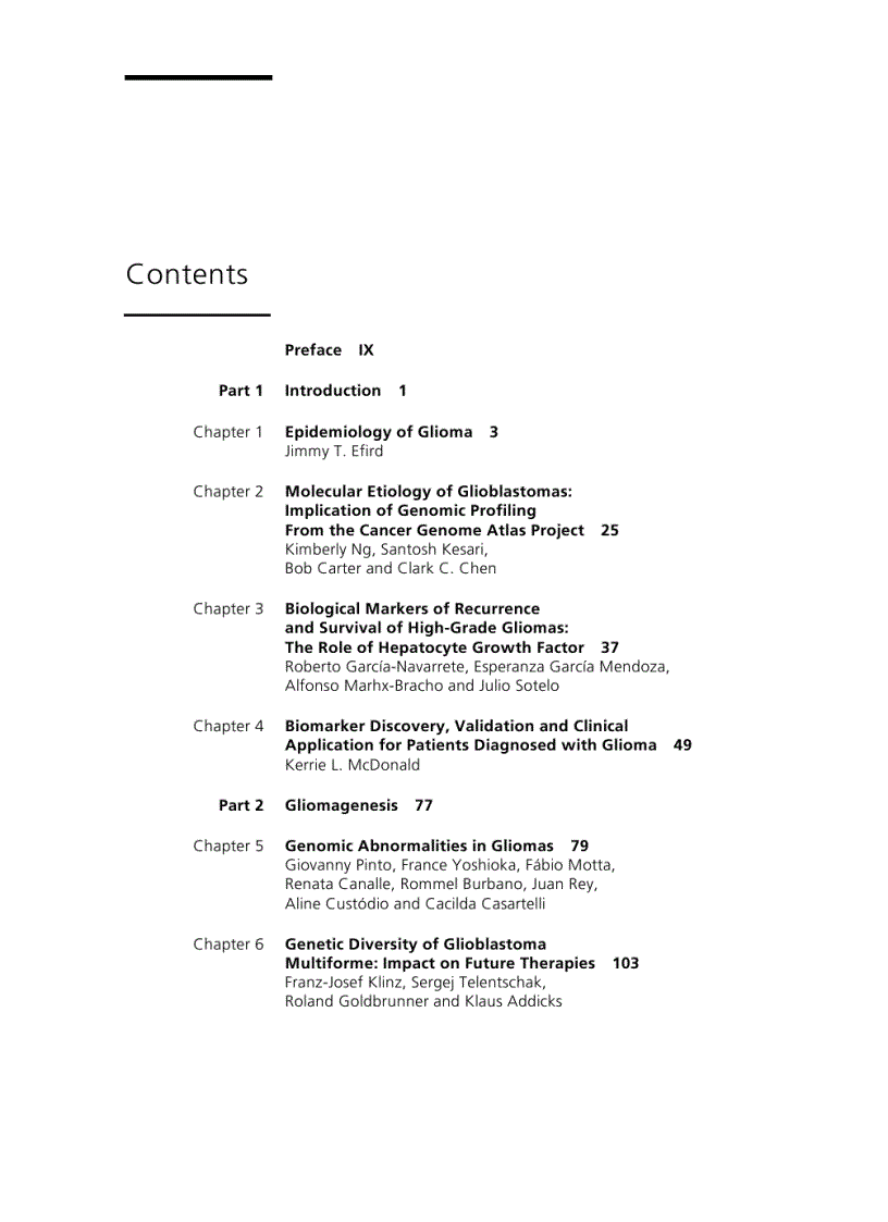 image for page Glioma Exploring Its Biology and Practical Relevance