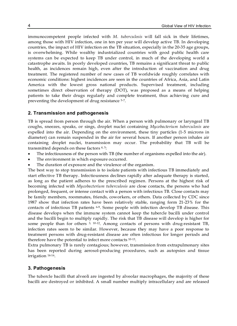 image for page Global View of HIV Infection