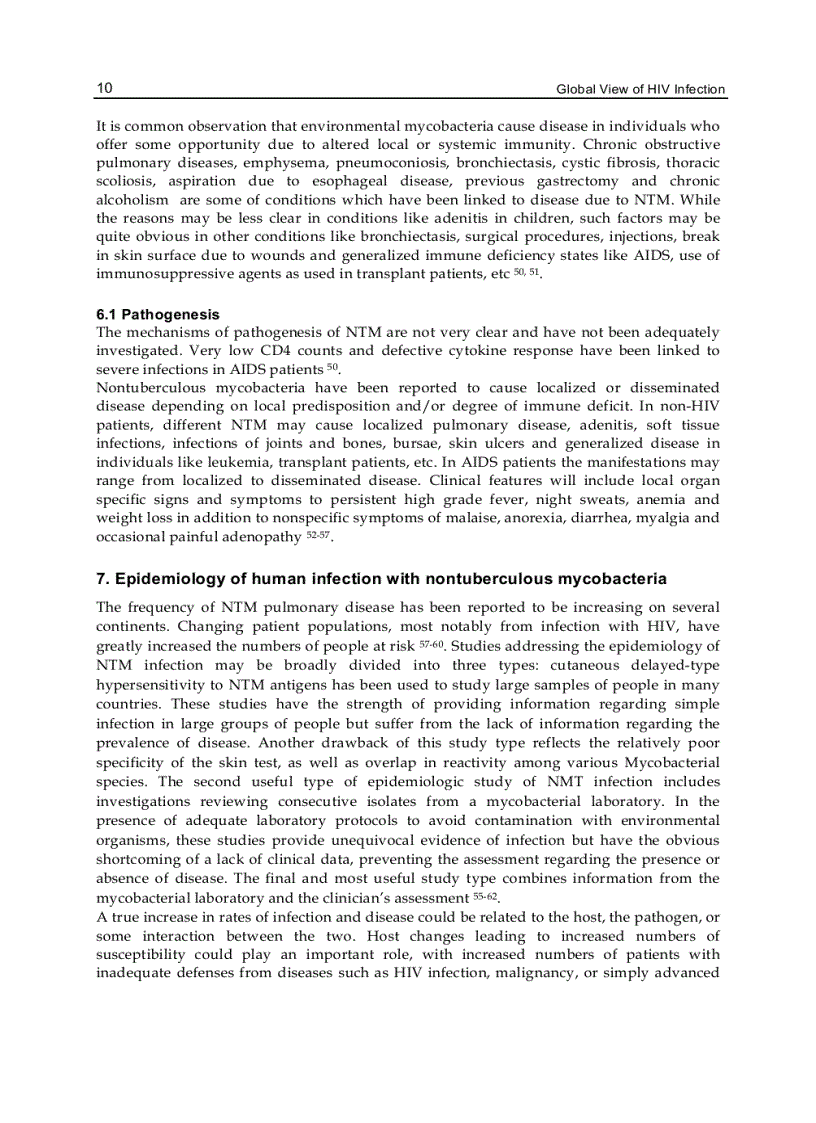 image for page Global View of HIV Infection