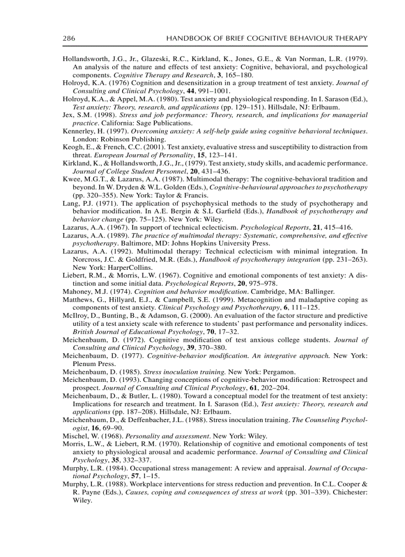 image for page Handbook of Brief Cognitive Behaviour Therapy