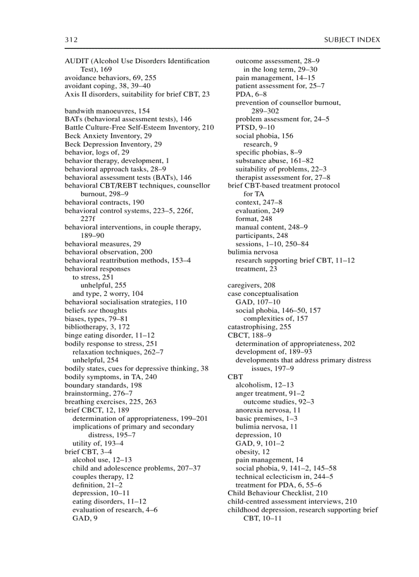 image for page Handbook of Brief Cognitive Behaviour Therapy