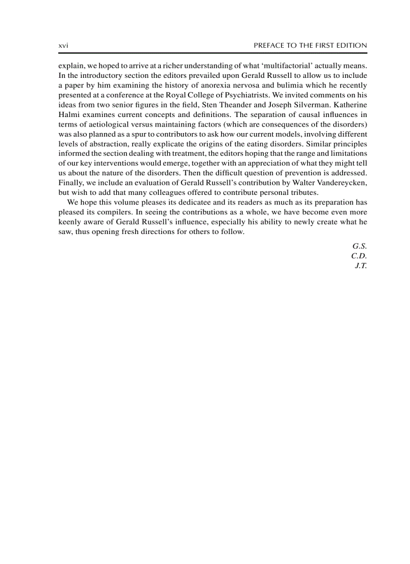 image for page Handbook of Eating Disorders 2nd Edition