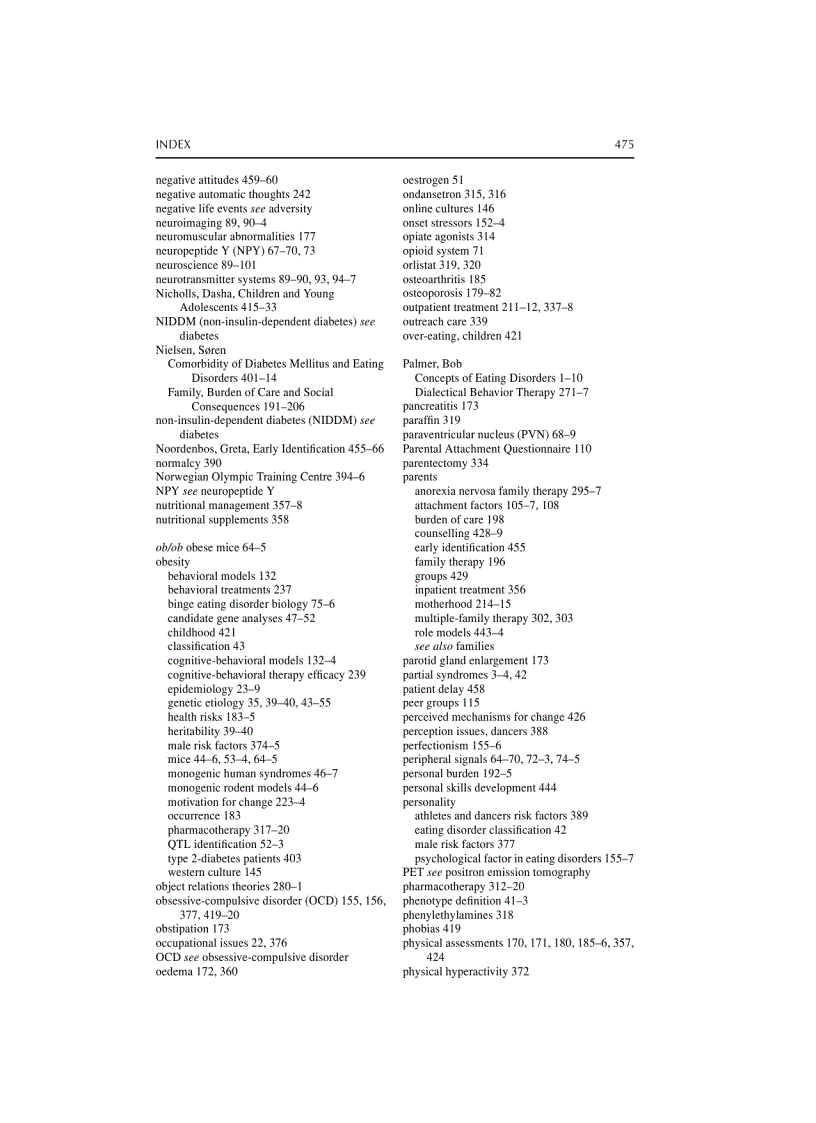 image for page Handbook of Eating Disorders 2nd Edition