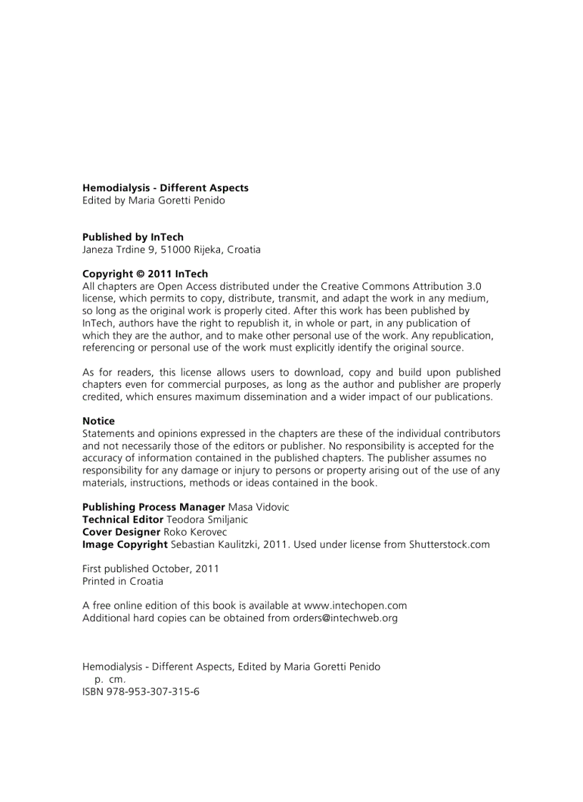 image for page Hemodialysis Different Aspects