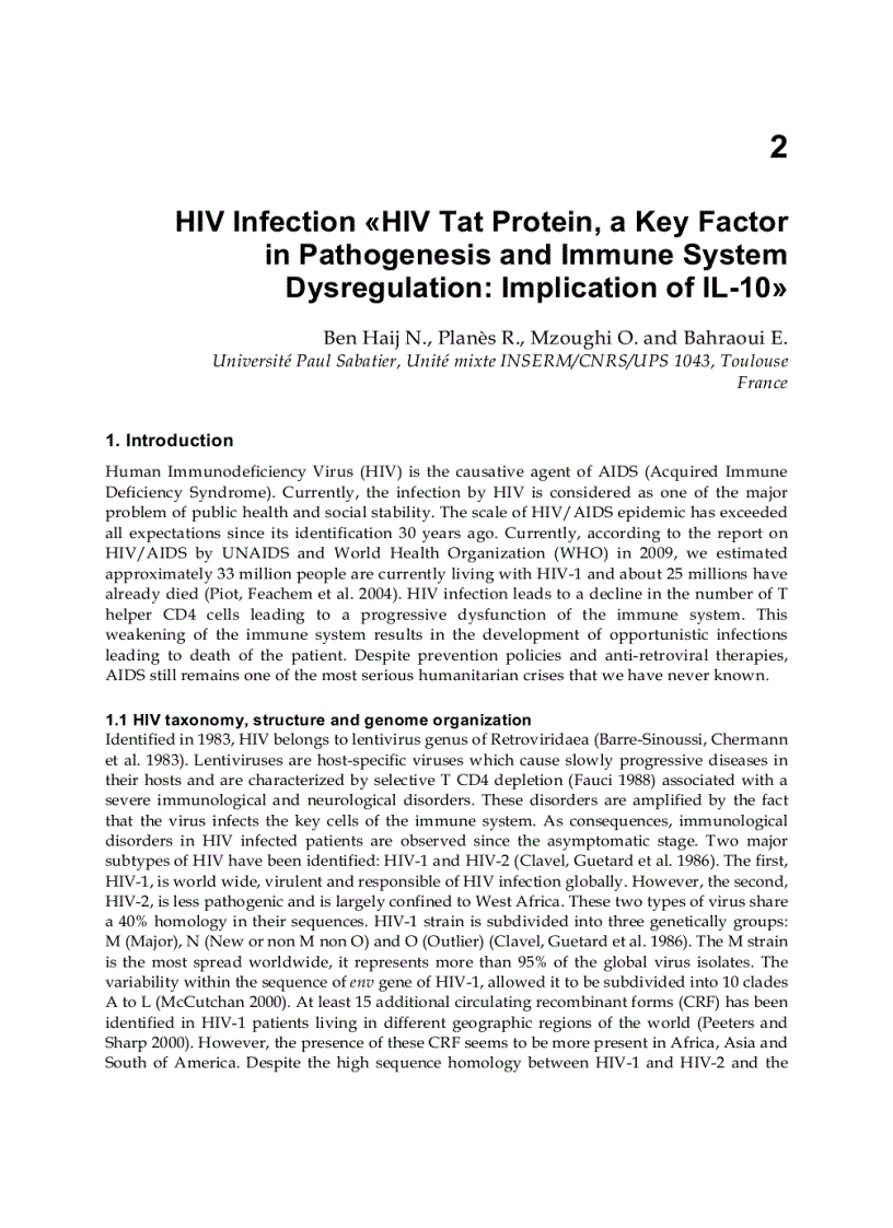 image for page HIV Host Interactions
