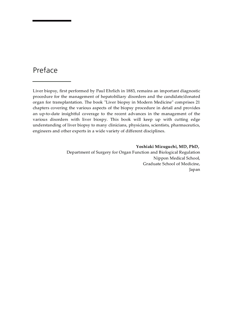 image for page Liver Biopsy in Modern Medicine