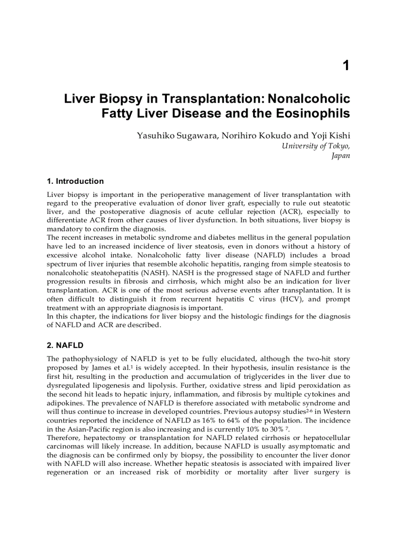 image for page Liver Biopsy in Modern Medicine