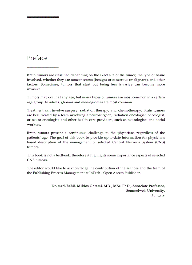 image for page Management of CNS Tumors