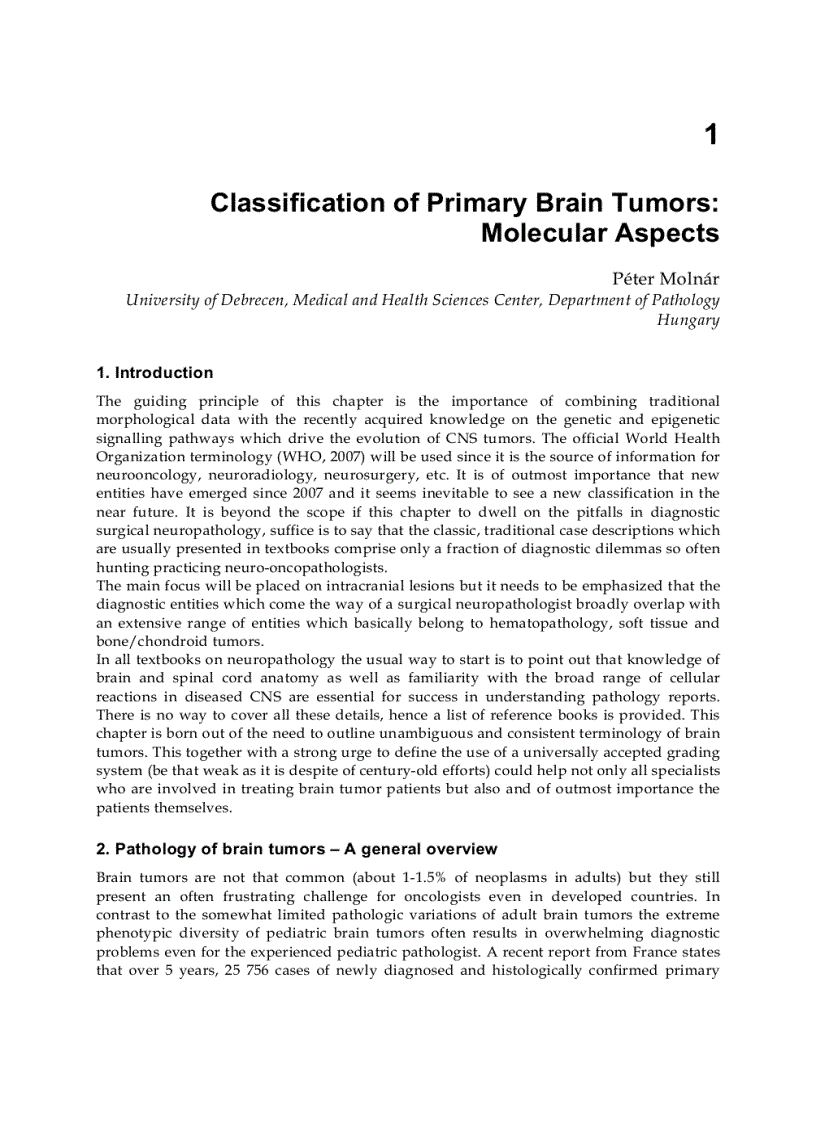 image for page Management of CNS Tumors