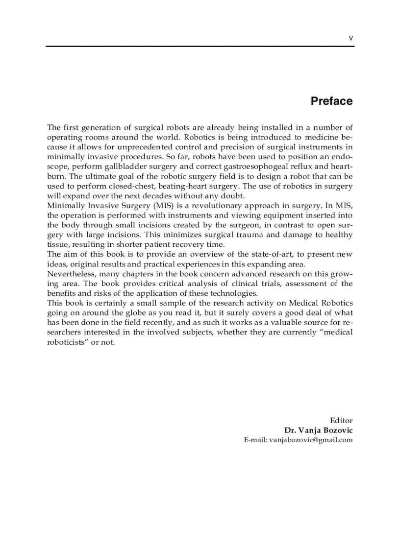 image for page Medical Robotics