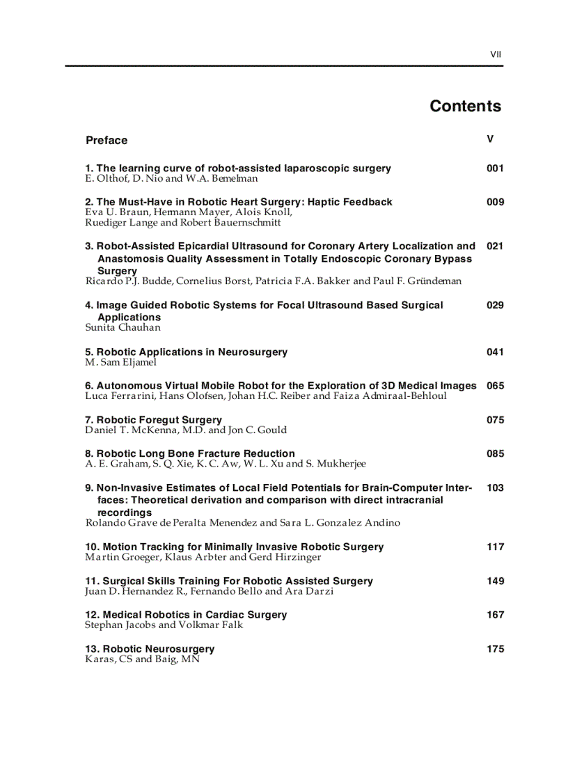 image for page Medical Robotics