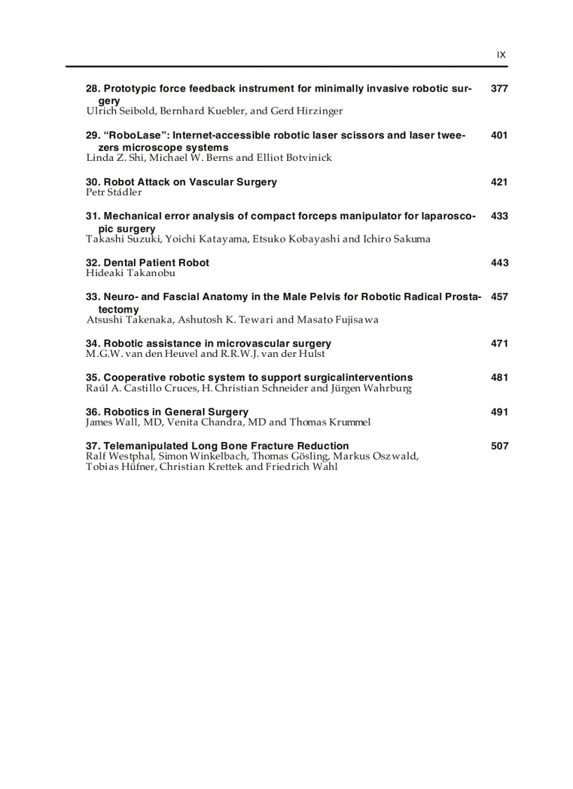 image for page Medical Robotics