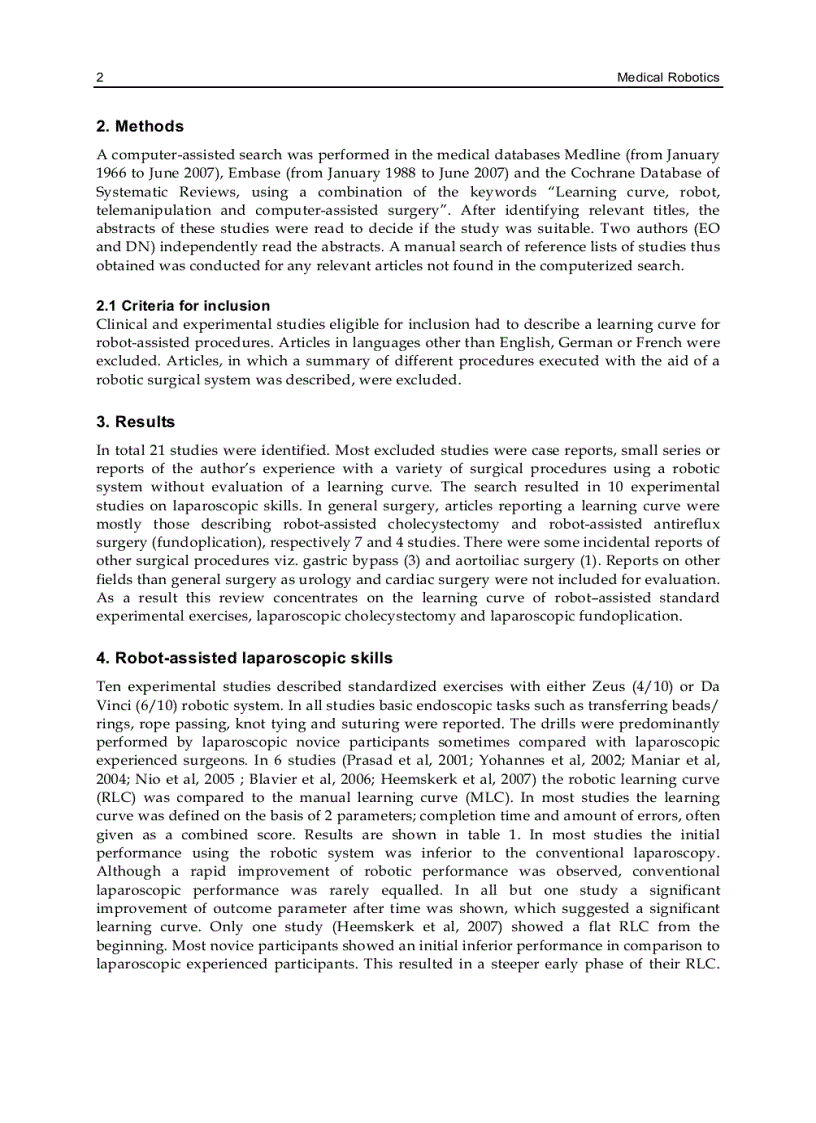 image for page Medical Robotics