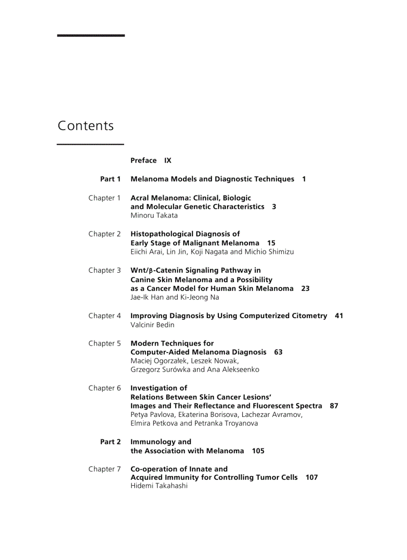 image for page Melanoma in the Clinic Diagnosis Management and Complications of Malignancy
