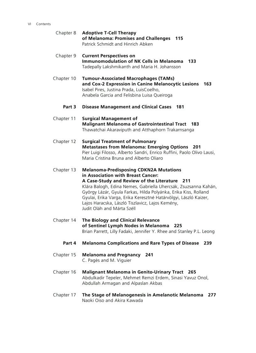 image for page Melanoma in the Clinic Diagnosis Management and Complications of Malignancy