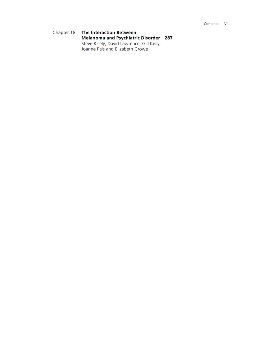 image for page Melanoma in the Clinic Diagnosis Management and Complications of Malignancy