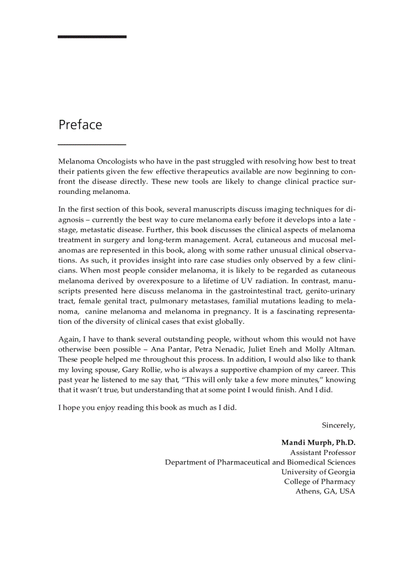 image for page Melanoma in the Clinic Diagnosis Management and Complications of Malignancy