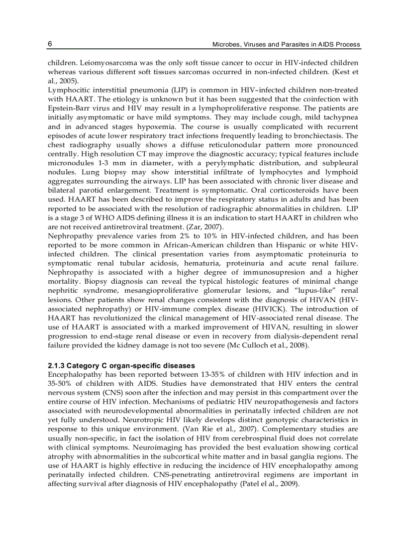 image for page Microbes Viruses and Parasites in AIDS Process