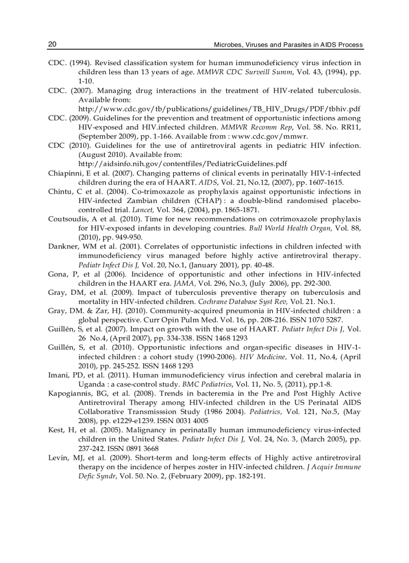 image for page Microbes Viruses and Parasites in AIDS Process