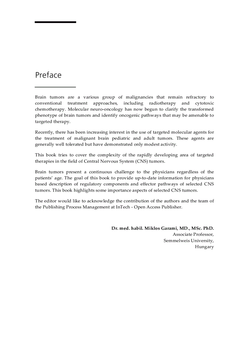 image for page Molecular Targets of CNS Tumors