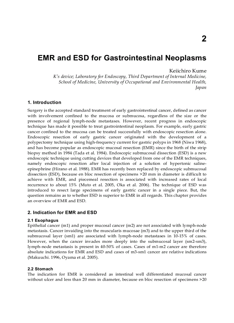 image for page New Techniques in Gastrointestinal Endoscopy