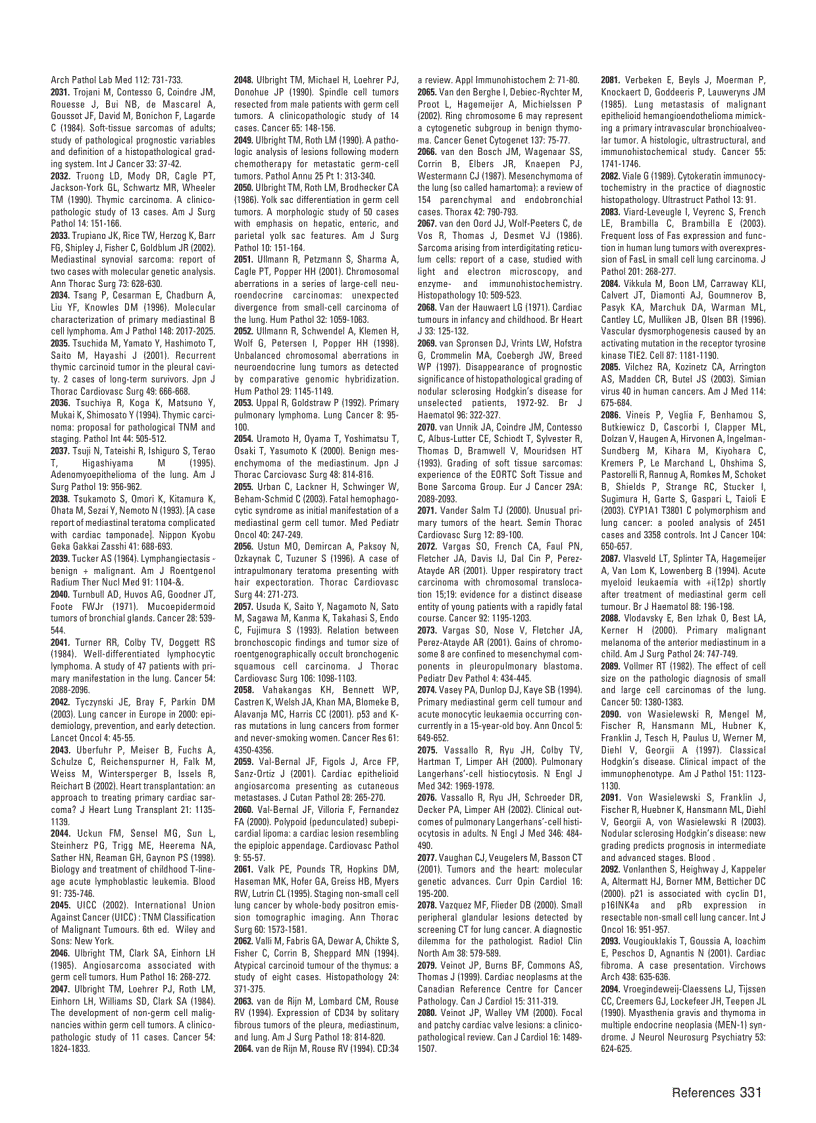 image for page Pathology Genetics Tumours of the Lung