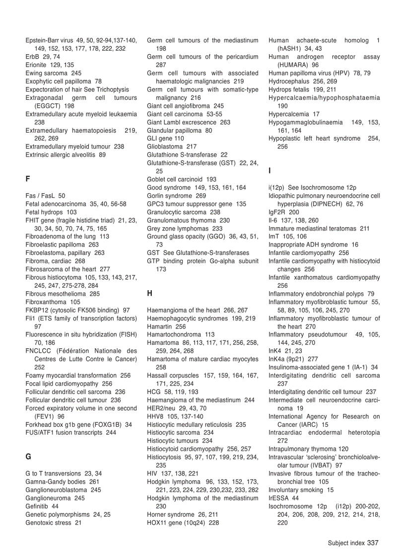 image for page Pathology Genetics Tumours of the Lung