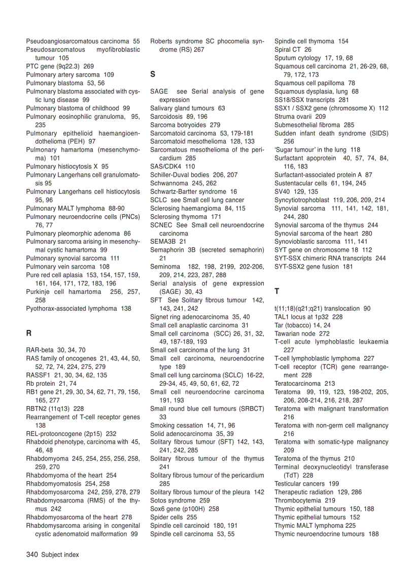 image for page Pathology Genetics Tumours of the Lung