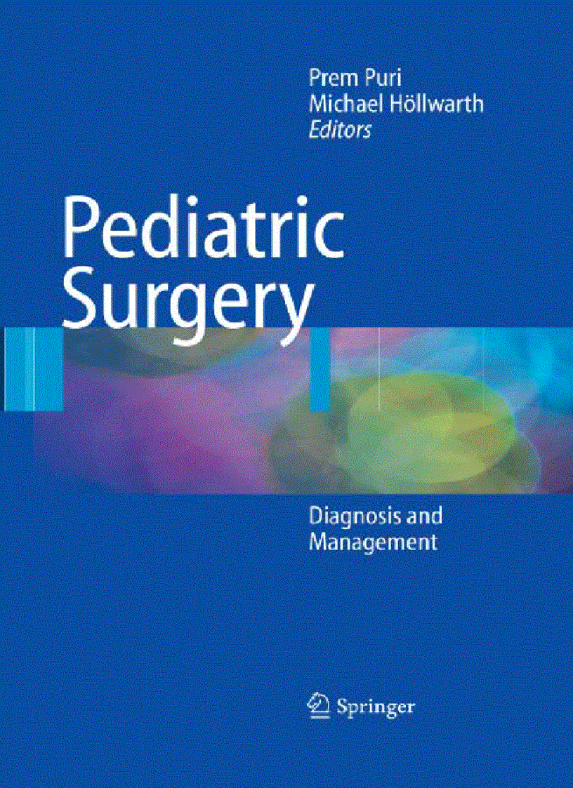 image for page Pediatric Surgery Diagnosis and Mangement