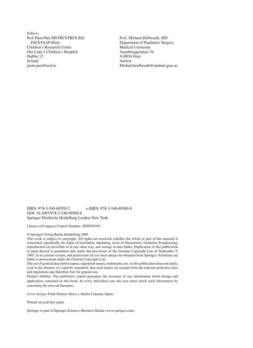 image for page Pediatric Surgery Diagnosis and Mangement