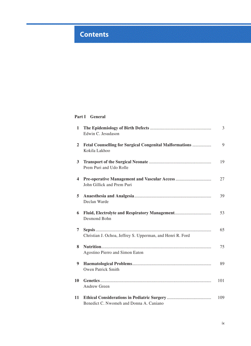 image for page Pediatric Surgery Diagnosis and Mangement