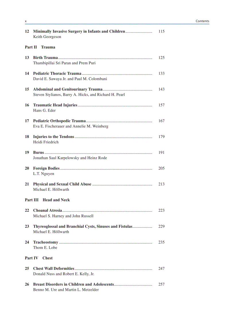 image for page Pediatric Surgery Diagnosis and Mangement