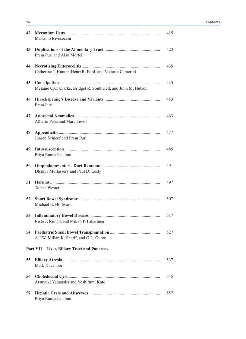 image for page Pediatric Surgery Diagnosis and Mangement