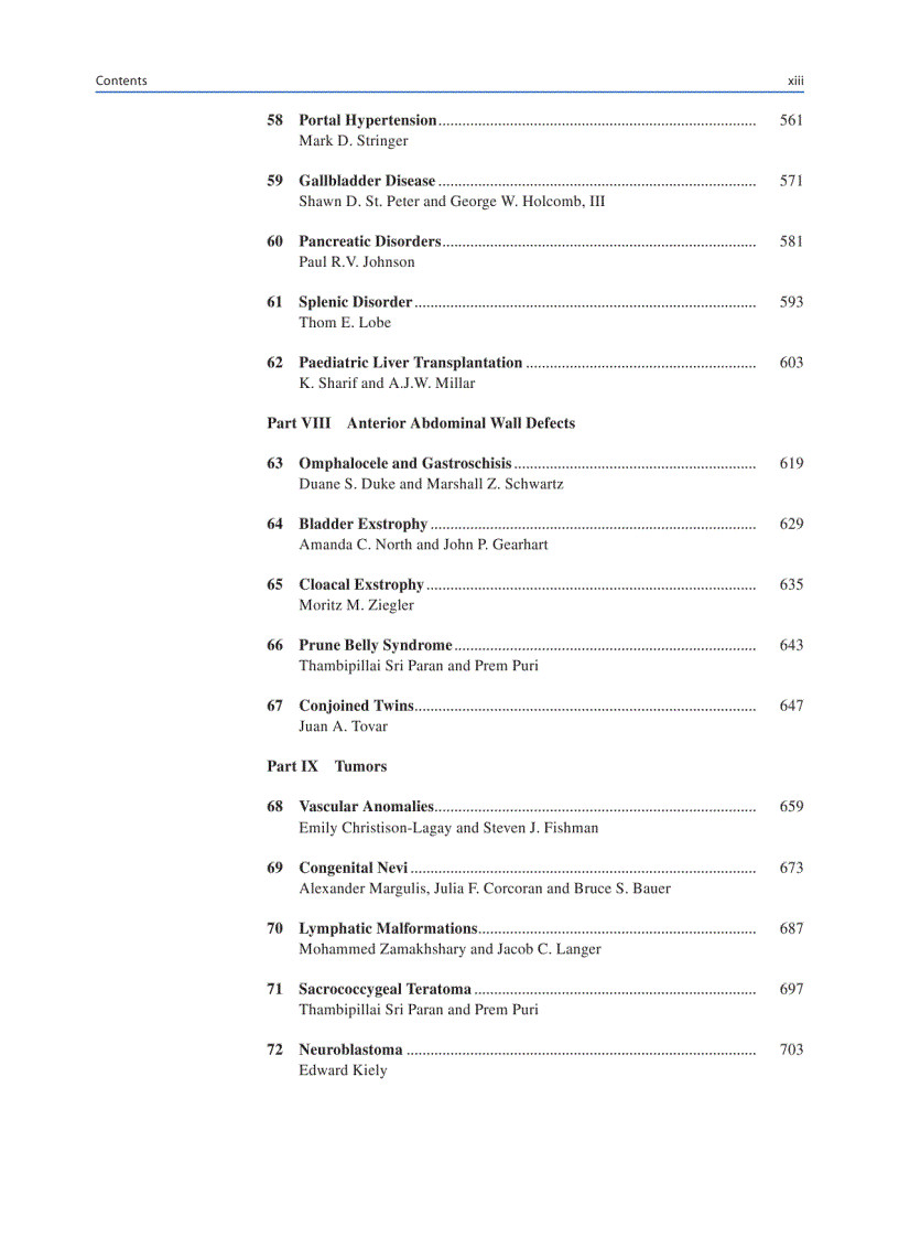 image for page Pediatric Surgery Diagnosis and Mangement