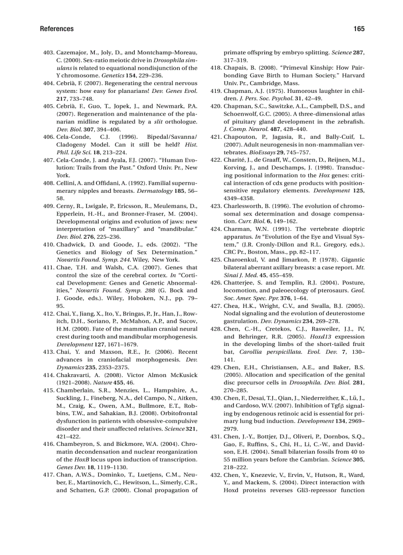 image for page Quirks of Human Anatomy An Evo Devo Look at the Human Body