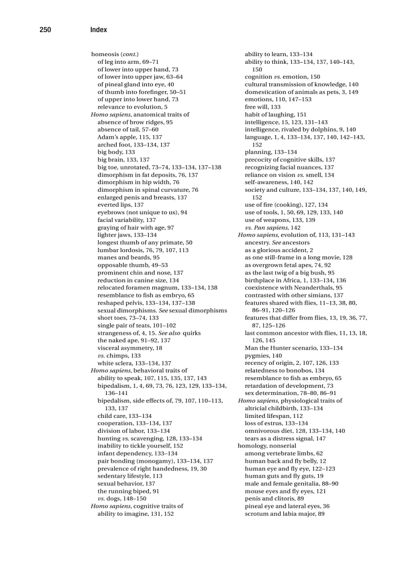image for page Quirks of Human Anatomy An Evo Devo Look at the Human Body