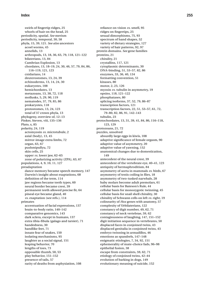 image for page Quirks of Human Anatomy An Evo Devo Look at the Human Body