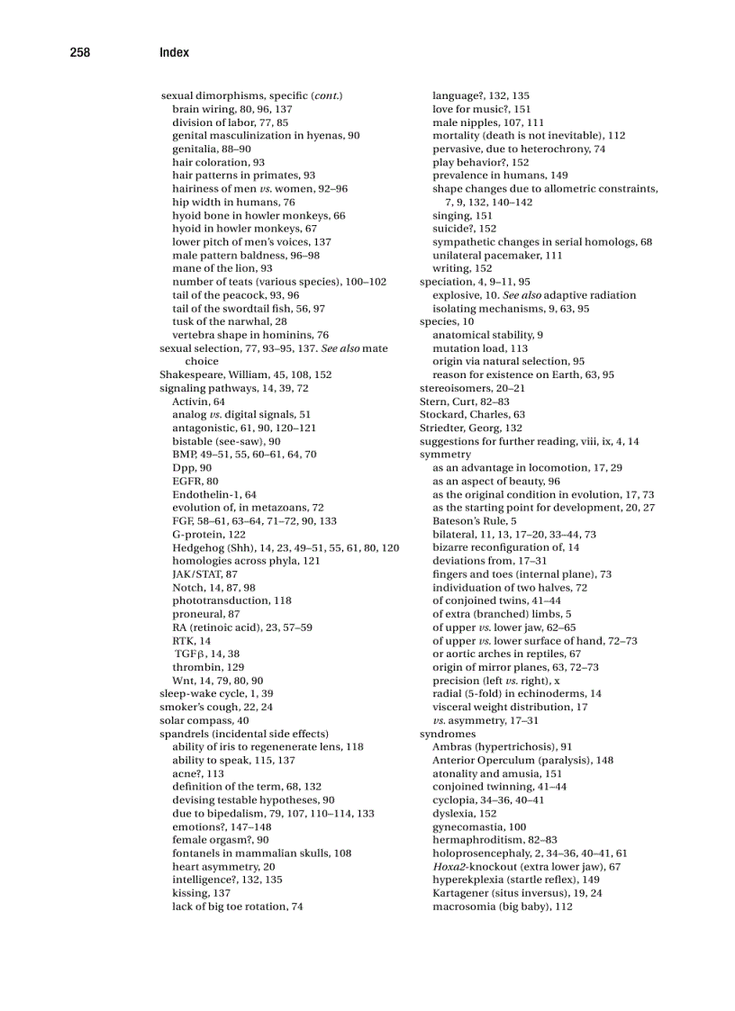 image for page Quirks of Human Anatomy An Evo Devo Look at the Human Body
