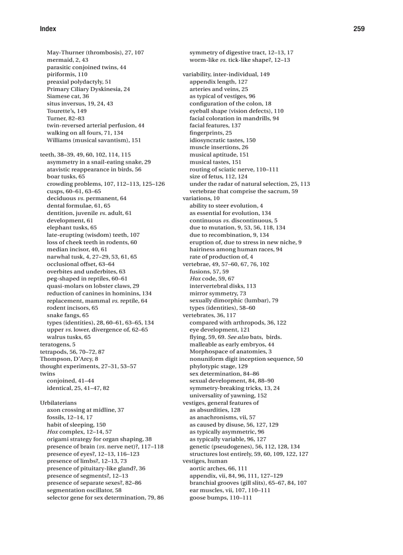image for page Quirks of Human Anatomy An Evo Devo Look at the Human Body