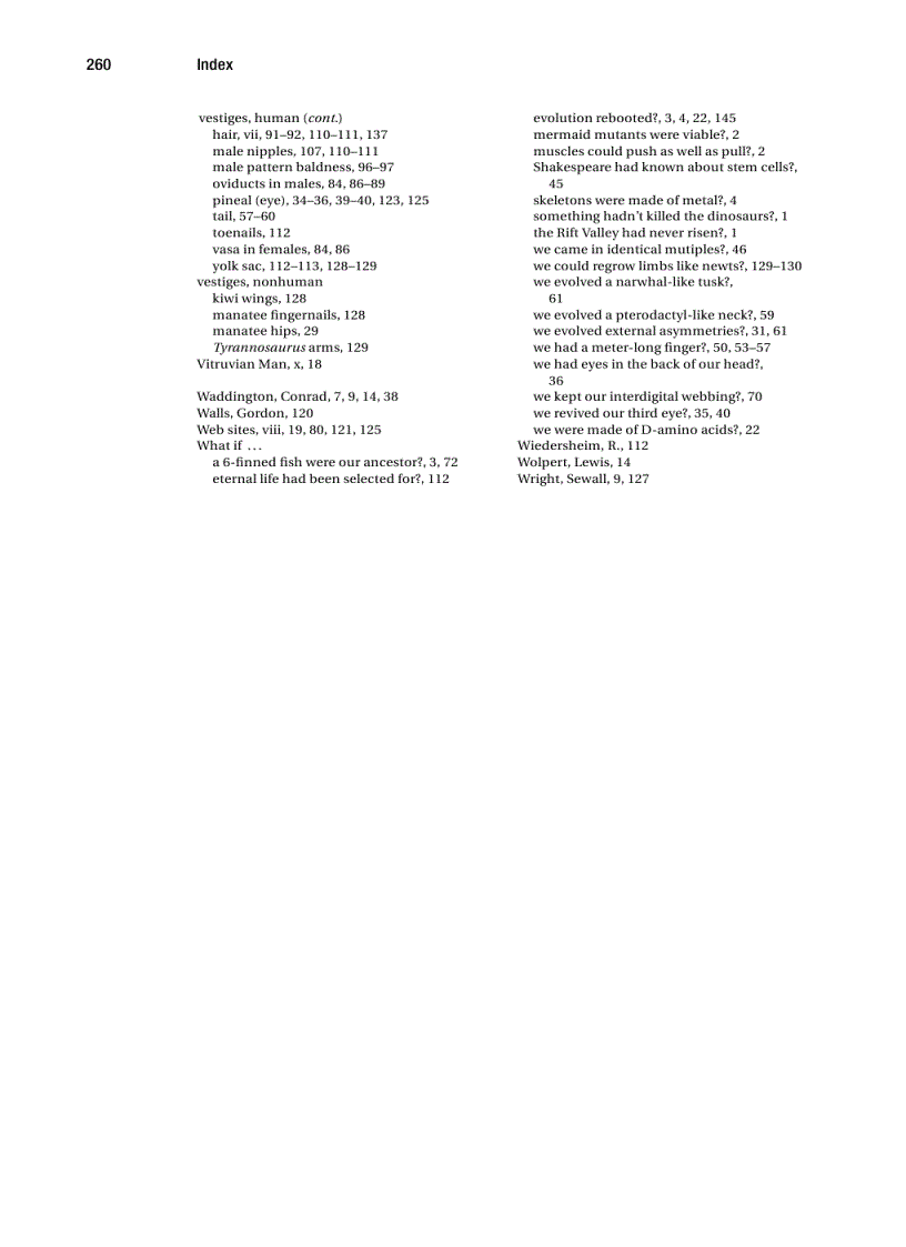 image for page Quirks of Human Anatomy An Evo Devo Look at the Human Body